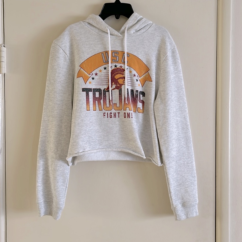 USC Cropped Sweatshirt